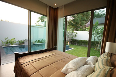 Second Bedroom with Garden and Pool View